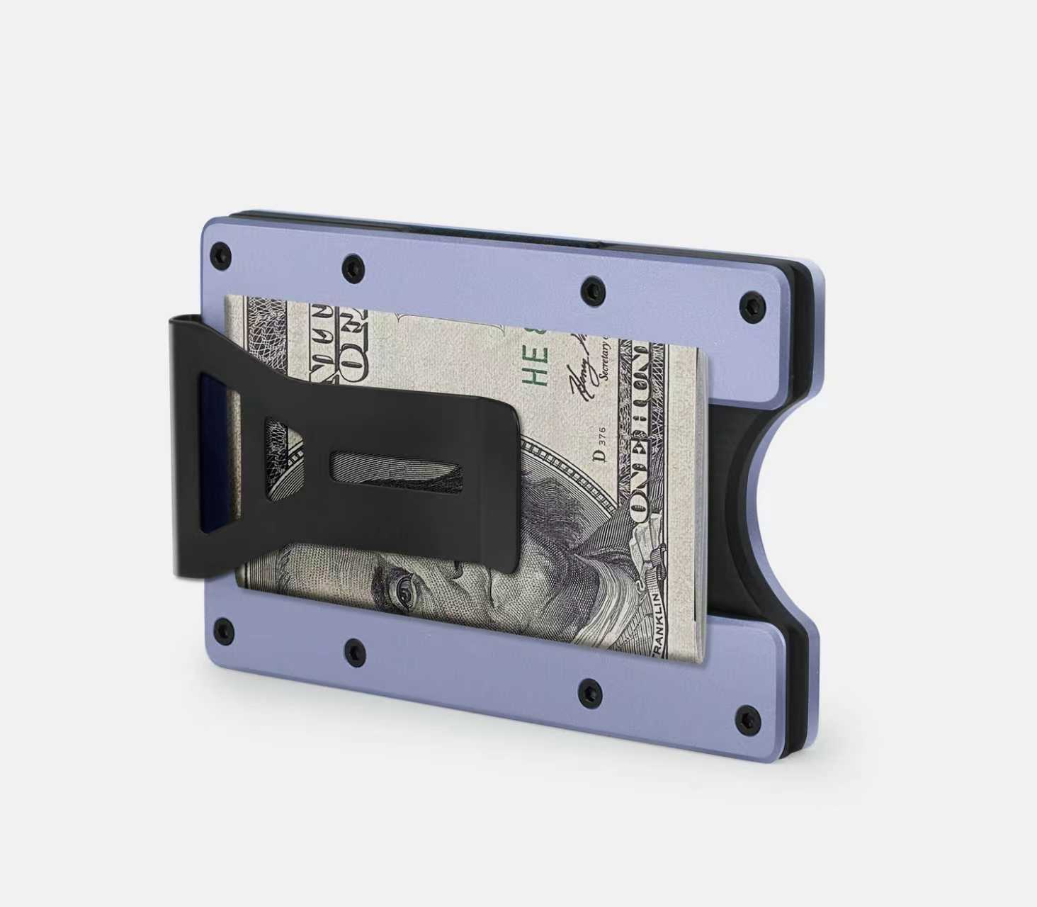 ארנק flipaa find my מתכת שחור