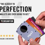 ארנק flipaa find my מתכת שחור