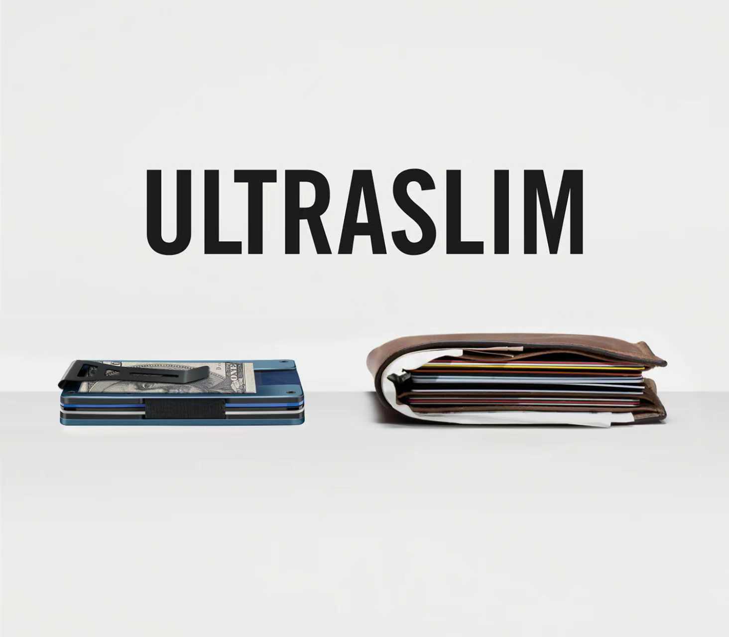 ארנק flipaa find my מתכת שחור