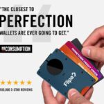 ארנק flipaa find my מתכת שחור